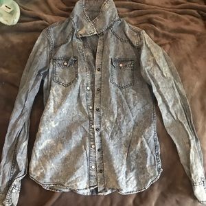 Jean looking button up jacket